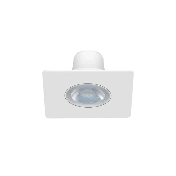 چراغ سقفی توکار اکونومی لنزدار مربع 7 وات EDC