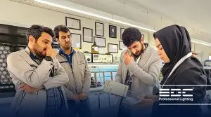 بازدید از آزمایشگاه ای دی سی