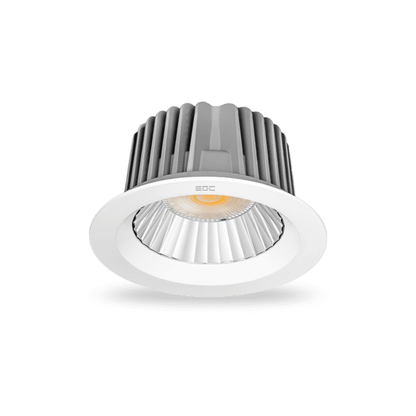چراغ سقفی توکار ایشاین بدنه سفید گرد 70 وات EDC