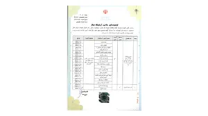 گواهینامه تأیید صلاحیت آزمایشگاه شرکت سپهرمنور