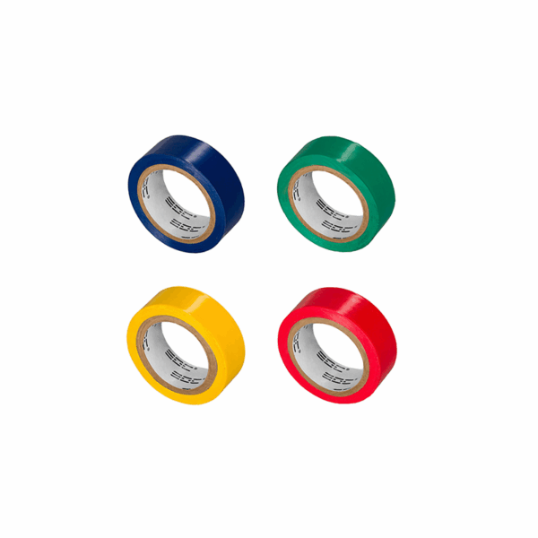 نوارچسب برق عایق الکتریکی EDC PVC 0.13mm * 18mm