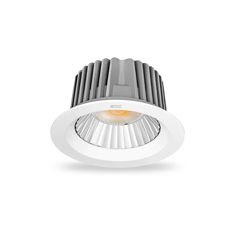 چراغ سقفی توکار ایشاین بدنه سفید گرد 15 وات EDC