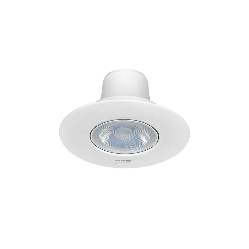 چراغ سقفی توکار اکونومی لنزدار گرد 7 وات EDC