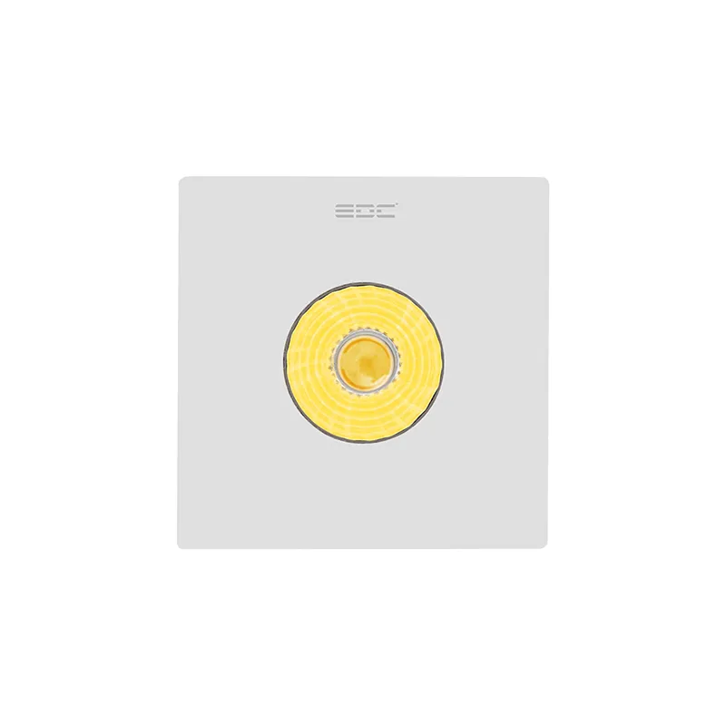 چراغ دکوراتیو توکار چشمی ثابت مربع 3 وات EDC